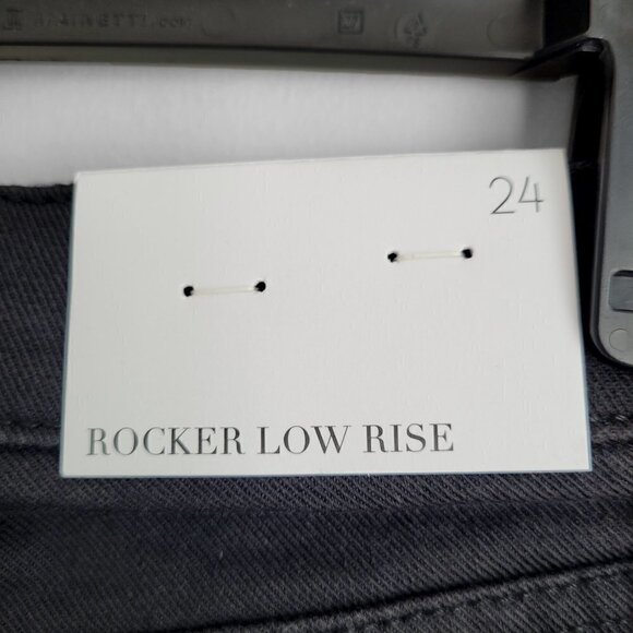 NWT WeWoreWhat Black Low Rise Rocker Metal Chain Cropped Skinny Jeans - Picture 11 of 15